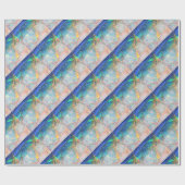 Ozean-Opal Geschenkpapier (Flach)