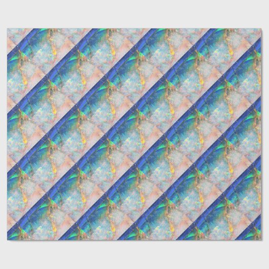 Ozean-Opal Geschenkpapier (Flach)