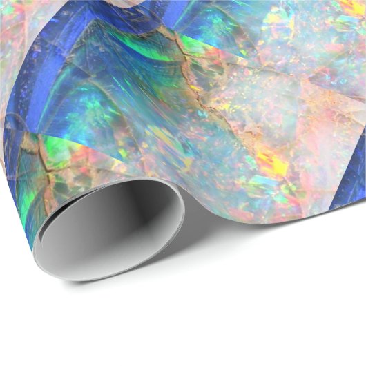 Ozean-Opal Geschenkpapier (Rolleneckpunkt)