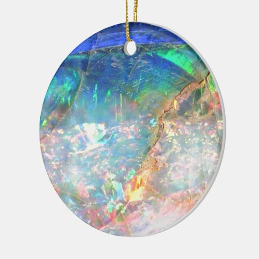 Ozean-Opal Keramik Ornament (Links)