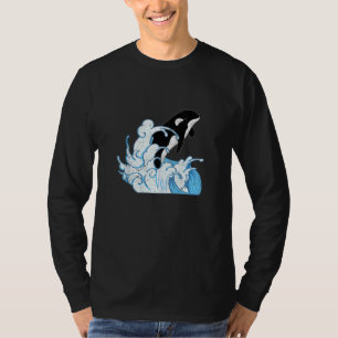 Ozean Orca Tier Wellen Schwertwal Tank Top