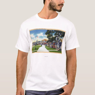 Ozean-Park-Hütten-Szene T-Shirt