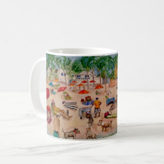 Ozean-Park, Puerto Rico Kaffeetasse (Vorderseite Links)