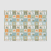 Ozean-Patchwork Seidenpapier (Vorderseite)