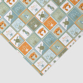 Ozean-Patchwork Seidenpapier (Ausschnitt)