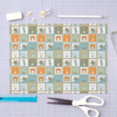 Ozean-Patchwork Seidenpapier (Handwerk)