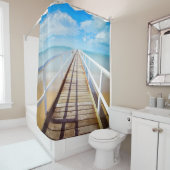 Ozean-Pier-Duschvorhang Duschvorhang (Beispiel)