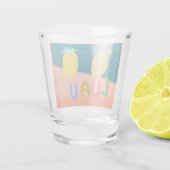 Ozean-Pineapple-Luau Schnapsglas (Rückseite)
