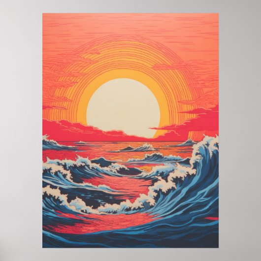 Ozean Poster (Vorne)