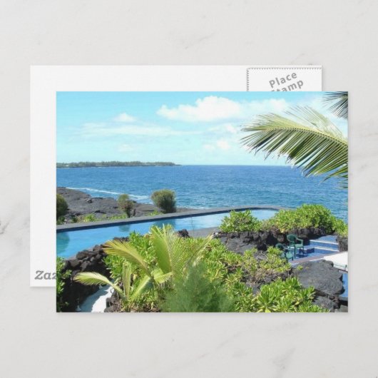 Ozean Postkarte (Vorne/Hinten)