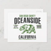 Ozean Postkarte (Vorne/Hinten)