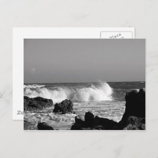 Ozean Postkarte (Vorne/Hinten)