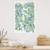 Ozean reflektiert Kunstdruck eines Wasserfarbmaler Poster (Küche)