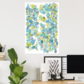 Ozean reflektiert Kunstdruck eines Wasserfarbmaler Poster (Heimbüro)