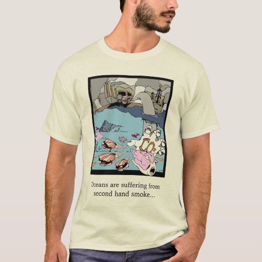 Ozean-Säurebildung T-Shirt (Vorderseite)