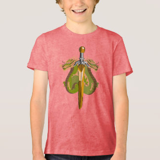 Ozean-Schlangen-Drachenklinge Tri-Blend Shirt