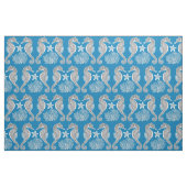 Ozean-Seepferdstarfish-Korallen-Gewebe Stoff (Fat Quarter (45,7 x 55,9 cm))