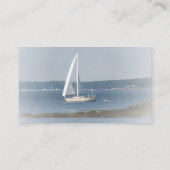 Ozean-Segel-Visitenkarte Visitenkarte (Rückseite)