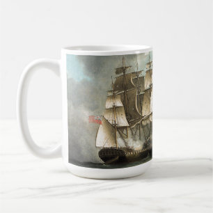 Ozean-Segelschiff-Hochsee-Tasse Kaffeetasse