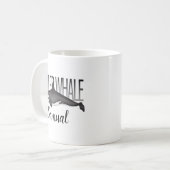 Ozean Simple Killer Whale Nautic Wildlife Animal Kaffeetasse (Vorderseite Links)