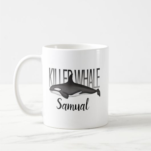 Ozean Simple Killer Whale Nautic Wildlife Animal Kaffeetasse (Links)