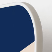 Ozean Sonne fällt über Streifen mit Namen Pickleball Schläger (Linke Seite)