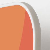 Ozean Sonne Herbst Kreis Streifen mit Namen Pickleball Schläger (Linke Seite)