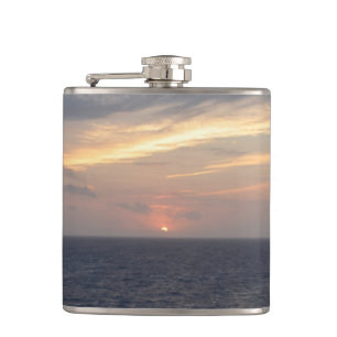 Ozean-Sonnenaufgang-Flasche Flachmann