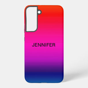 Ozean-Sonnenuntergang Blau Lila Rot Art-Mischung N Samsung Galaxy Hülle