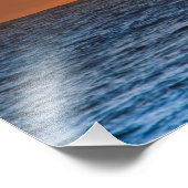 Ozean-Sonnenuntergang-Fotoabzug Fotodruck (Ecke)