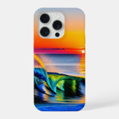 Ozean-Sonnenuntergang iPhone Hülle (Rückseite)