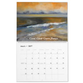 Ozean-Sonnenuntergänge 2019 Kalender (Mär 2027)