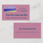 Ozean-Sonnenuntergänge Visitenkarte (Vorne/Hinten)