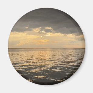 Ozean-Sonnenuntergangs-Reflexionsfotografie -Schön Magnet