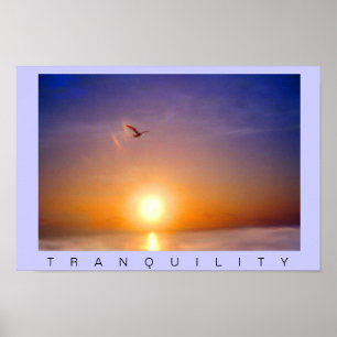 Ozean-Sonnenuntergangsruhe Poster