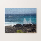 Ozean Splashing gegen die Küste Puzzle (Horizontal)