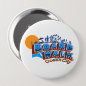 Ozean-Stadt Button (Vorne & Hinten)