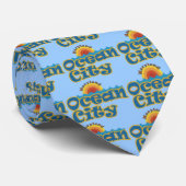 Ozean-Stadt Krawatte (Gerollt)