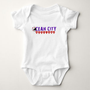 Ozean-Stadt Maryland Baby Strampler