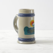 Ozean-Stadt NJ Bierglas (Vorderseite Links)