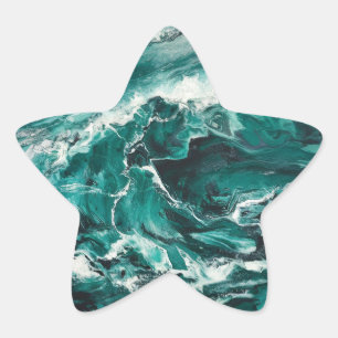 Ozean Stern-Aufkleber