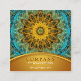 Ozean-Stern-Mandala Quadratische Visitenkarte
