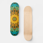 Ozean-Stern-Mandala Skateboard (Vorderseite)
