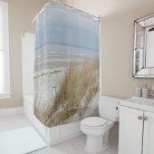 Ozean-Strand auf Cape Cod Duschvorhang (Beispiel)