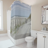 Ozean-Strand auf Cape Cod Duschvorhang (Beispiel)