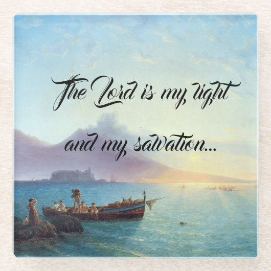 Ozean-Strand-Boots-Lord ist mein heller Glasuntersetzer (Vorderseite)