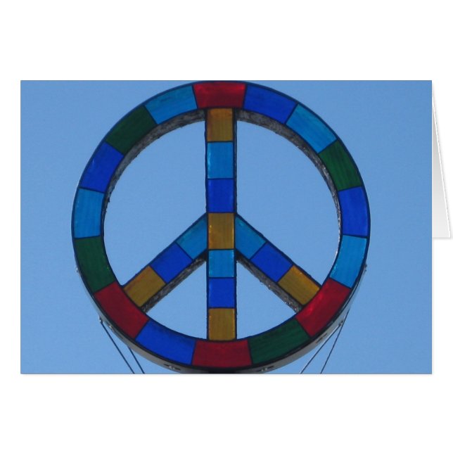 Ozean-Strand-Friedenszeichen (Vorderseite (Horizontal))