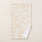 Ozean | Strand | Korallen Badhandtuch Set (Handtuch)