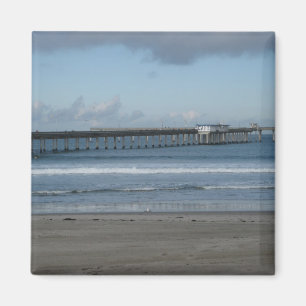Ozean-Strand-Pier-Winter Magnet