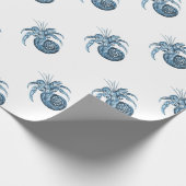 OZEAN-Strandgeschenke der blauen Fische Seeküsten Geschenkpapier (Ecke)